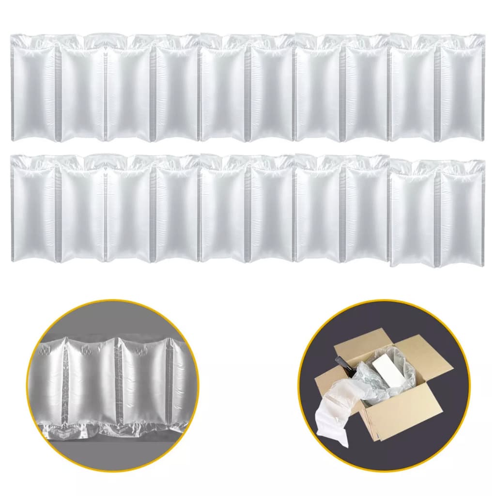 Almofada De Ar Cheia Embalagem Protecao Bolha 20cm 10m