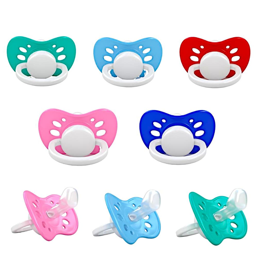 Chupeta Bico de Silicone Anatômico Ventilada Premium - Saquinho PAC c/15 chupetas Bebê Menina Menino