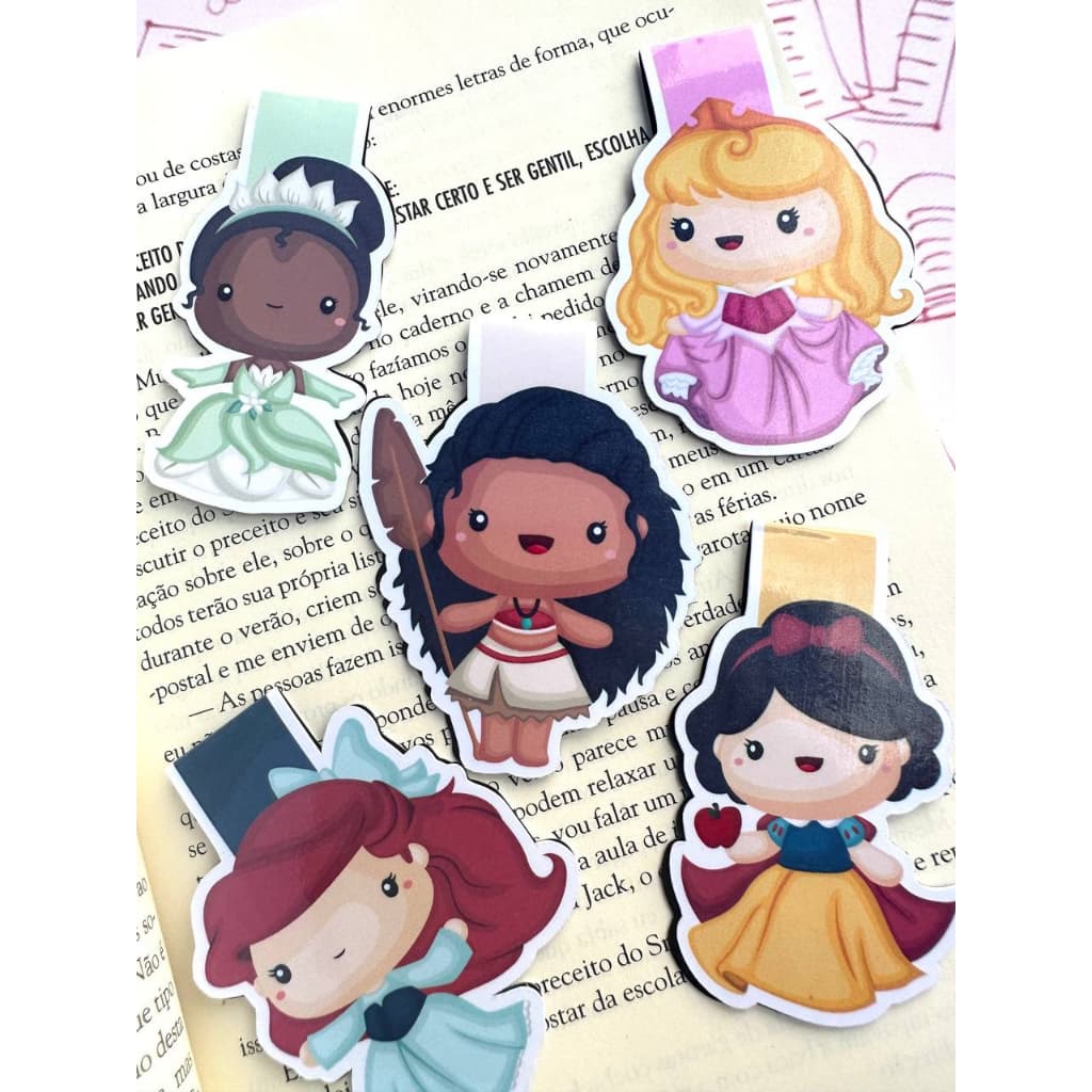 Princesas - Marca Página Magnético