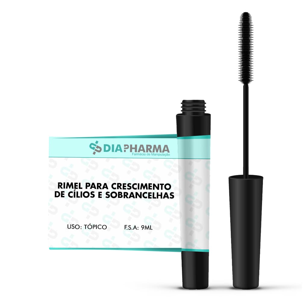 Rimel Para Crescimento De Cílios E Sobrancelhas 9ml