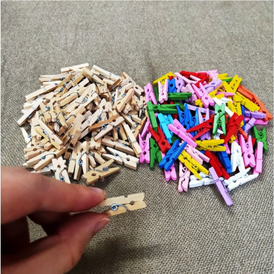 Mini Prendedores Pregador - Lembrancinhas - Fotos 3,5cm 20Pcs ou 50Pcs