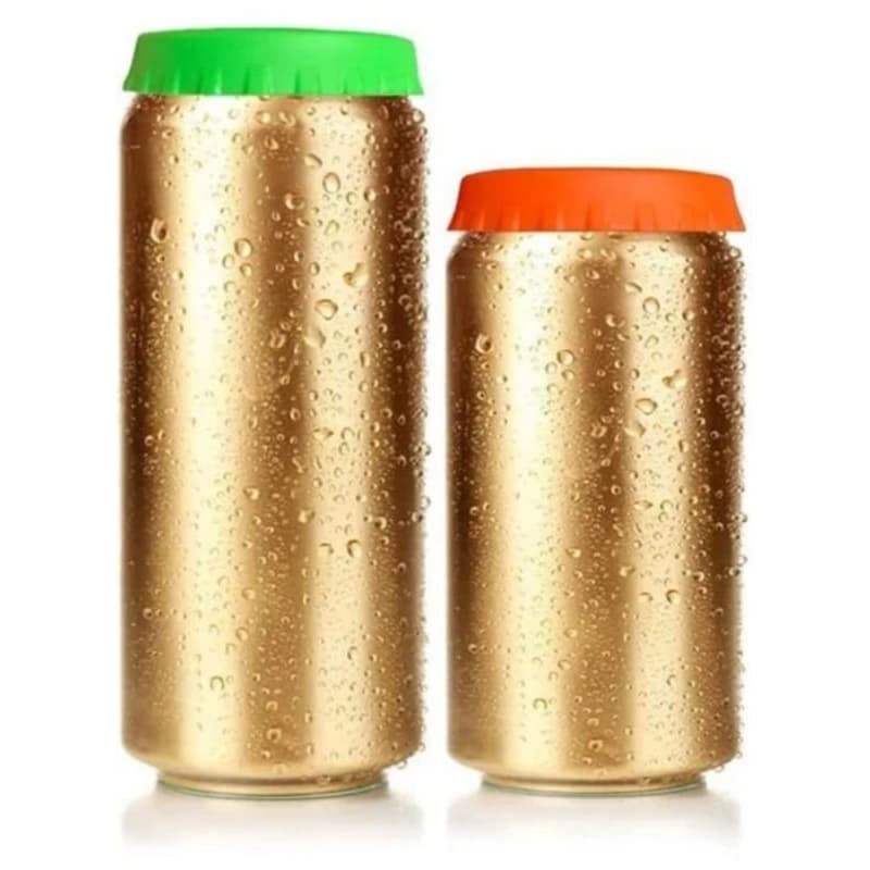 kit tampas de silicone para lata