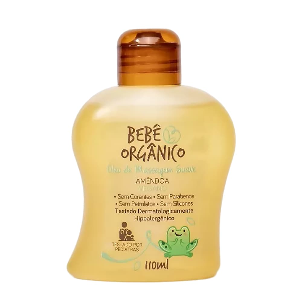 Óleo de Massagem Amêndoa Suave Bebê Orgânico - 110 ml