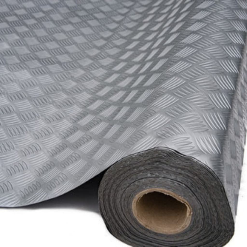 Piso Laminado Vinilico Antiderrapante Bus Prata 1,00 X 1,40 Mts Onibûs Tapete Rampa Indústria Deck