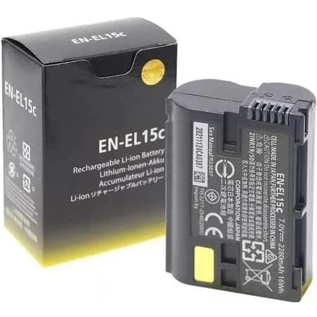 Bat-eria COMPATIVEL En-el15c 2280 mah 7.0v Z5 Z6 Z7 D850 D800 D500 lacrada