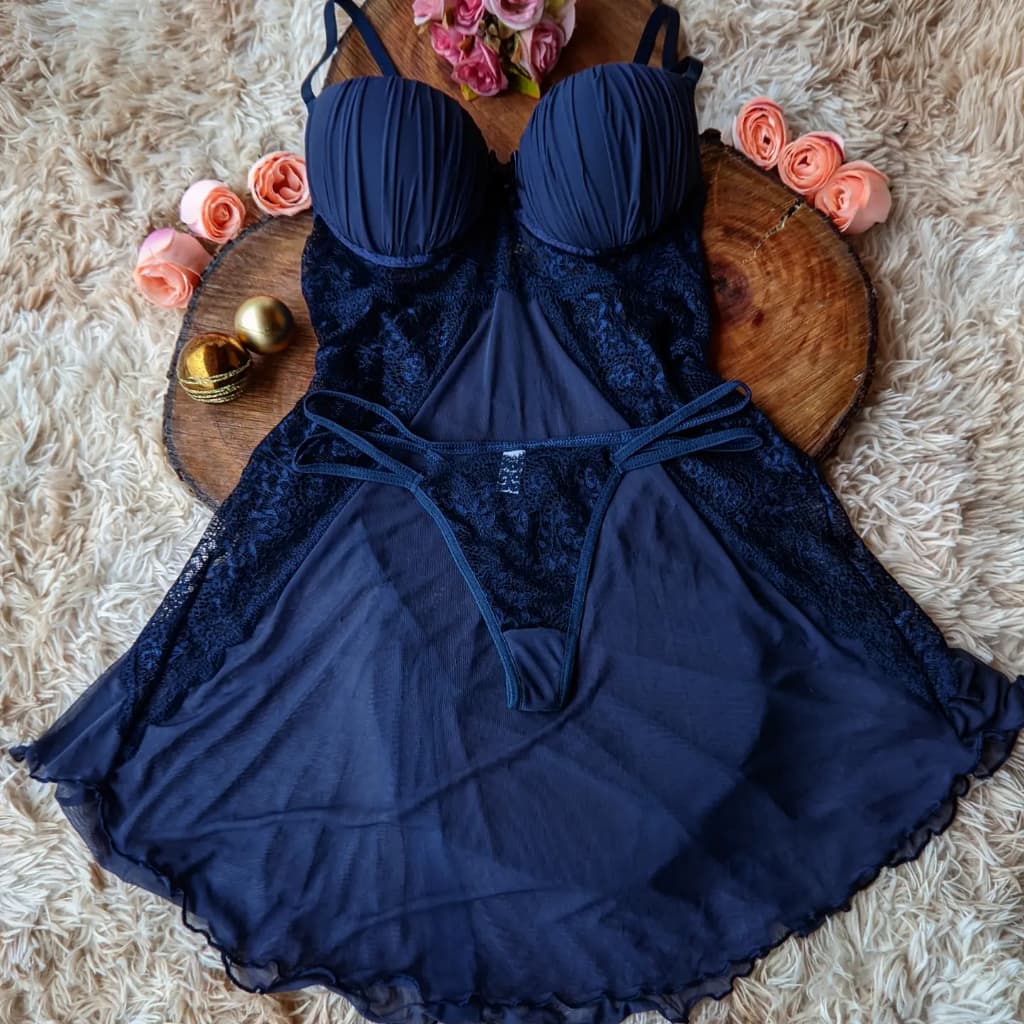 Camisola com bojo confortavel linha noite sensual e leve