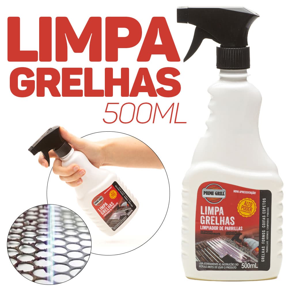 Limpa Grelha Fogao Forno Coifa Chapeira Churrasqueira Etc