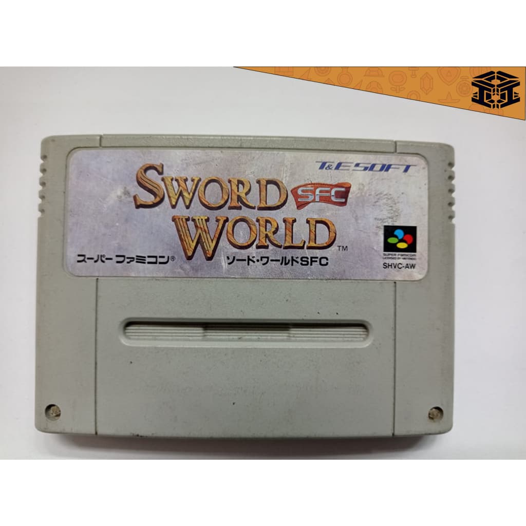 Sword World SNES Super Nintendo Japônes Original Funcionando Perfeitamente