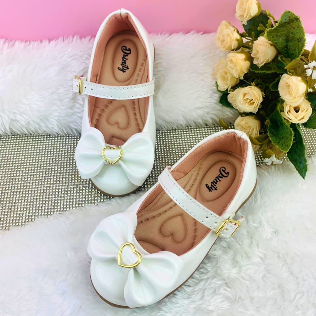 Sapatilha Infantil Menina feminina do 20 ao 34 direto da fabrica super confortável SPT500 Branca