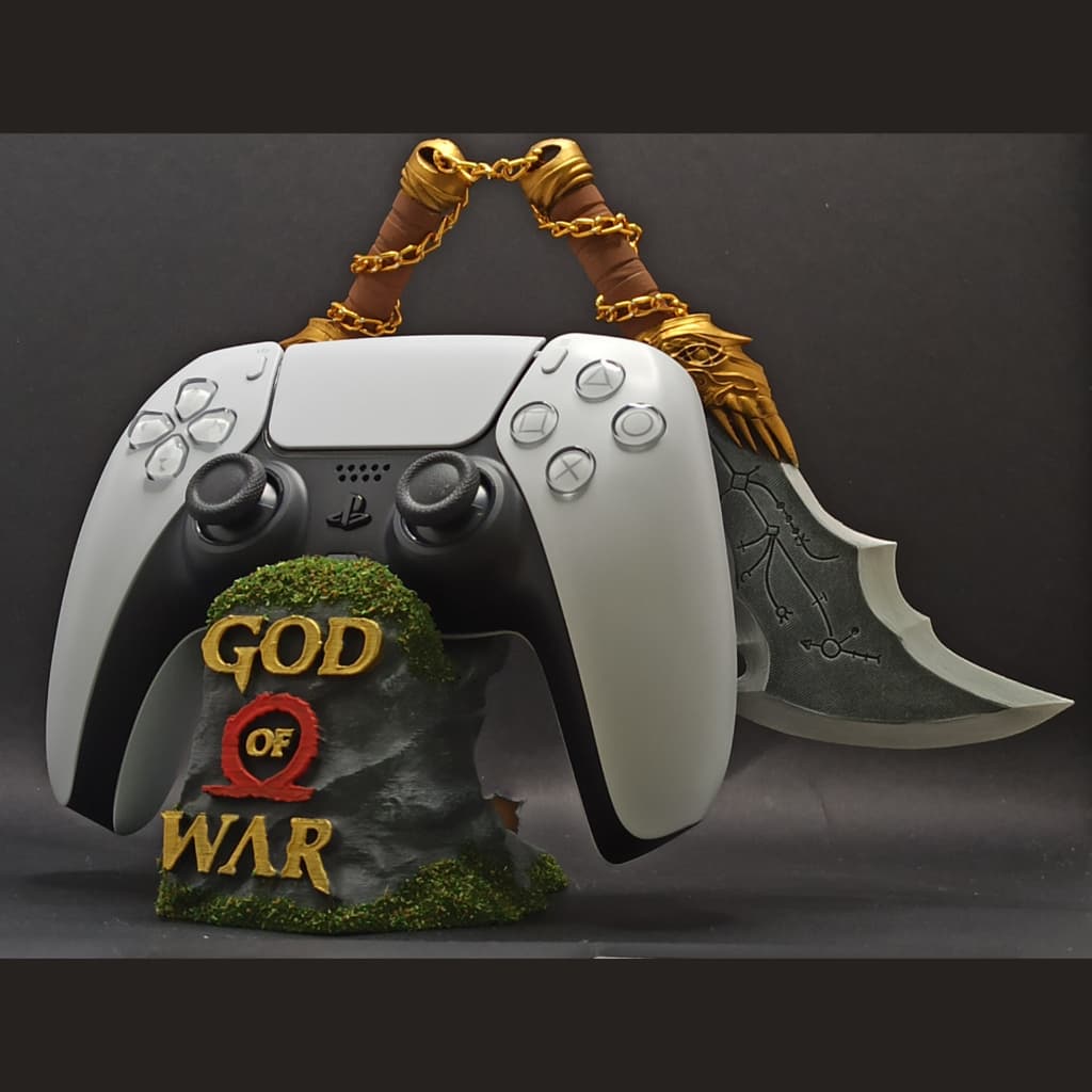 Suporte Para Controle  Ps4 God Of War  Lamina Do Caos - PROMOÇÃO