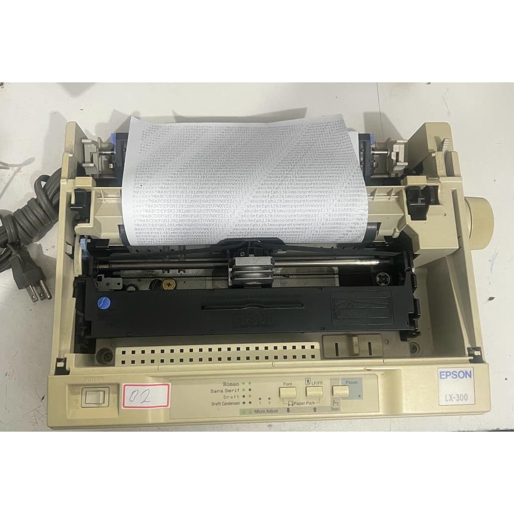 IMPRESSORA MATRICIAL EPSON LX300 SEM TAMPA ACRILICA IDEAL PARA TATUAGEM  lx 300 REVISADA (FITA E CABO NÃO INCLUSO)