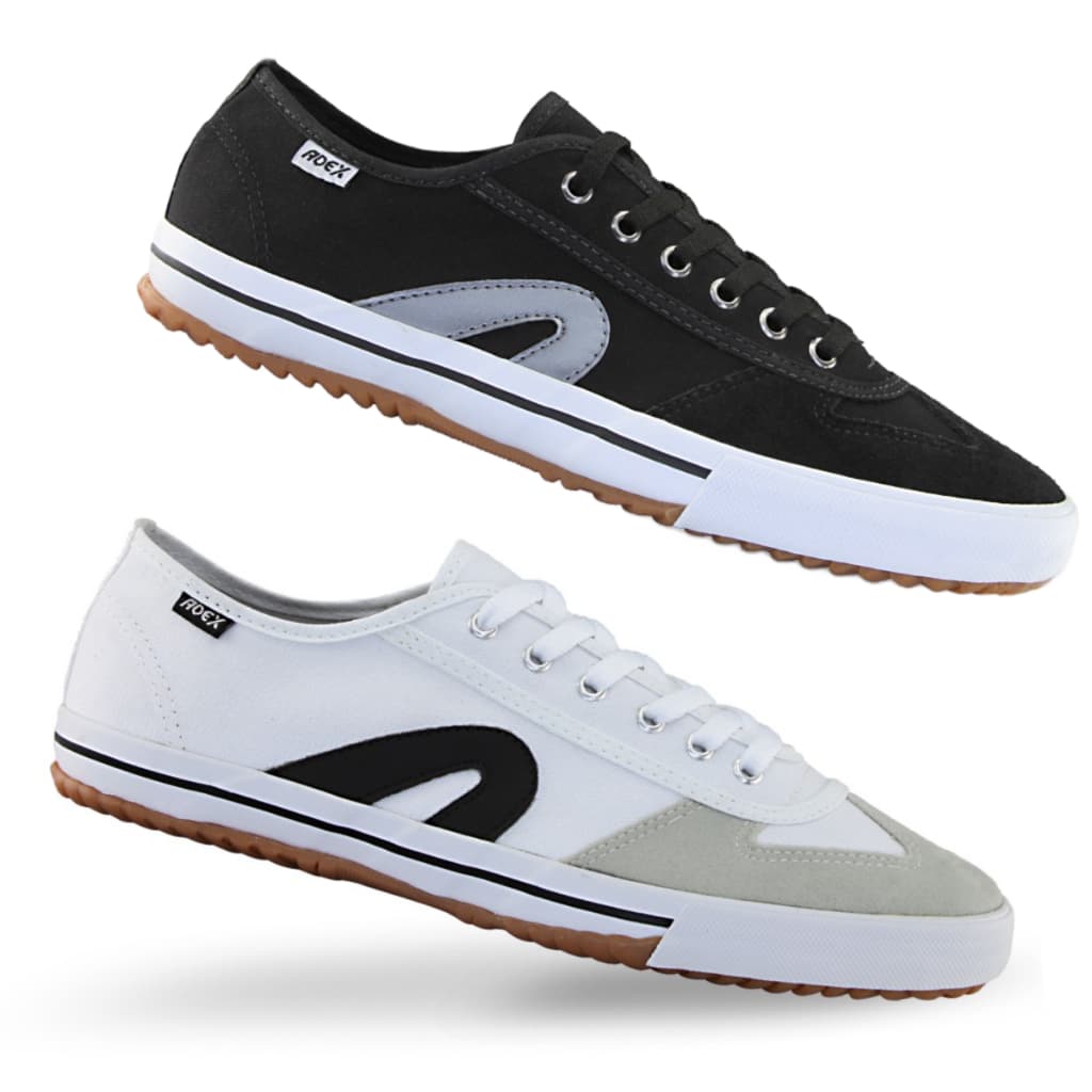 kit 2 Tênis Masculino De Futsal Adex Preto e branco Casual Vulcanizado Confortável esporte treino academia casual