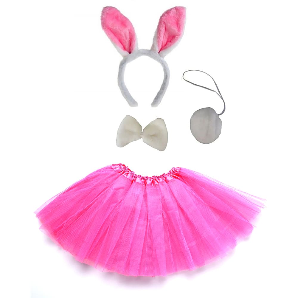 Fantasia Coelhinho Infantil Carnaval Páscoa Ballet Pink