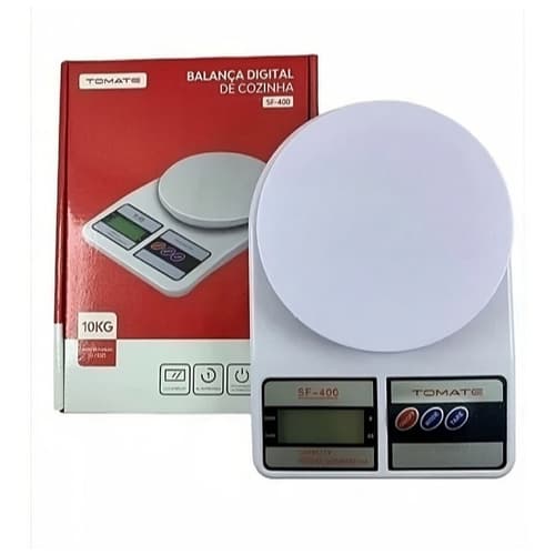 Balança Digital Cozinha Alta Precisão 10kg Sf-401 TOMATE