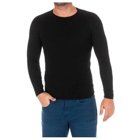 (@M)Blusa segunda pele peluciada masculino manga longa (gola redonda)