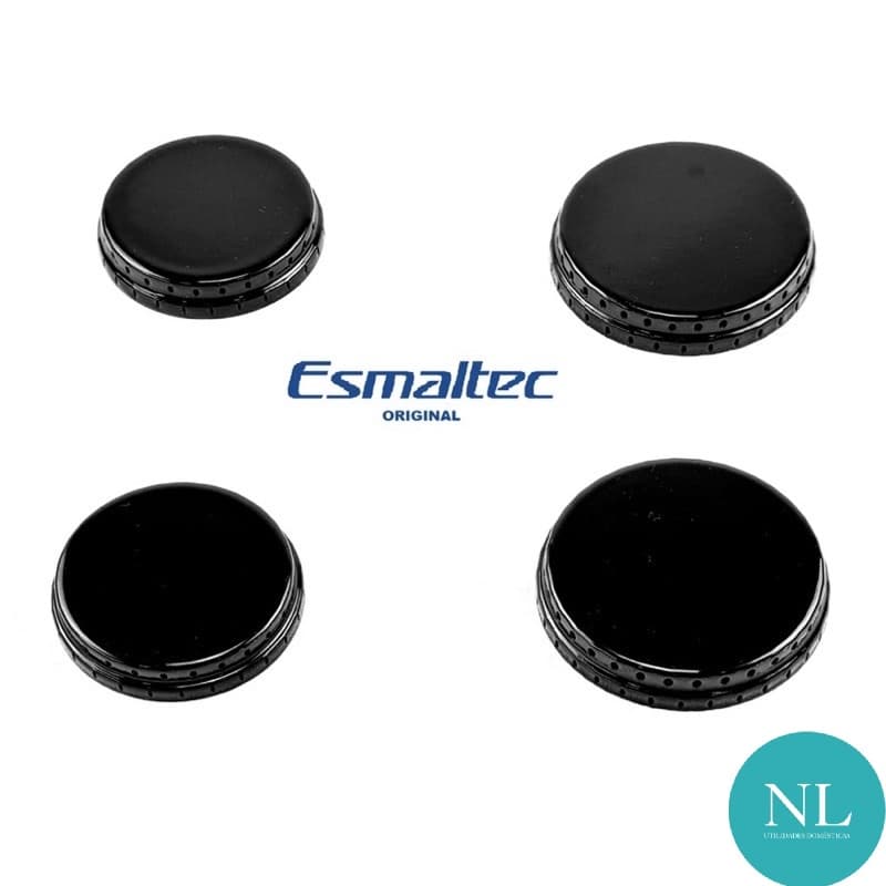 Kit 4 Espalhadores Tampas do Fogão Esmaltec Veneza/Ágata/Caribe/Munique/Bali