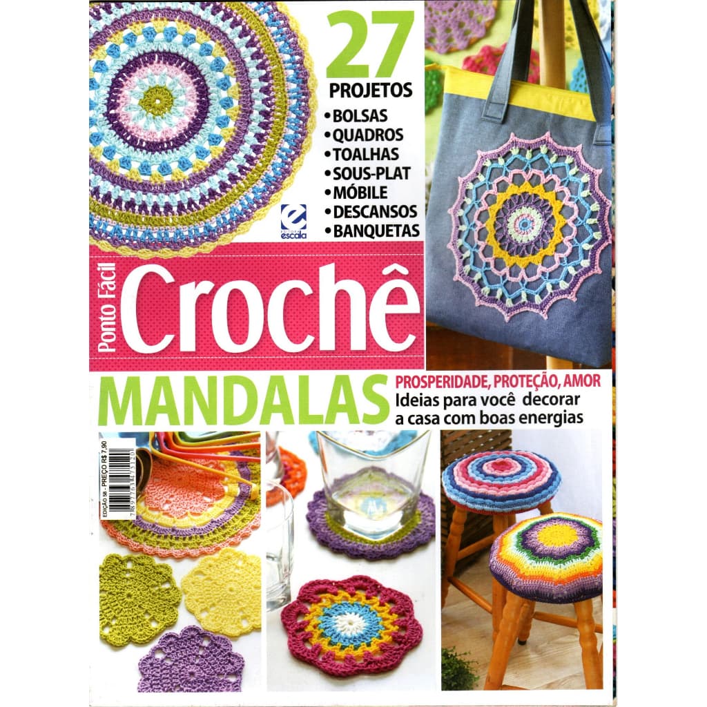 Revista Mandalas Em  Crochê Barbante