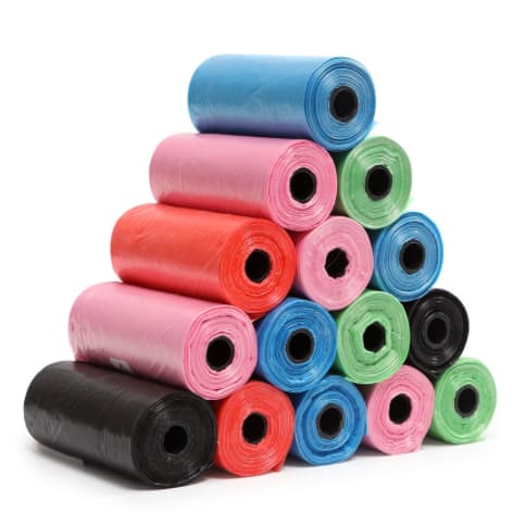 150 Sacos De Plástico /2 Pcs Lenço De Estimação De Estimação Sacos De Plástico Práticos E Biodegradáveis