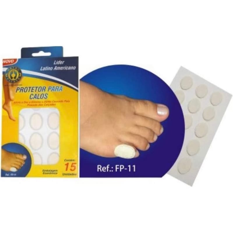 Protetor adesivo de calos c/15 Ortopauher