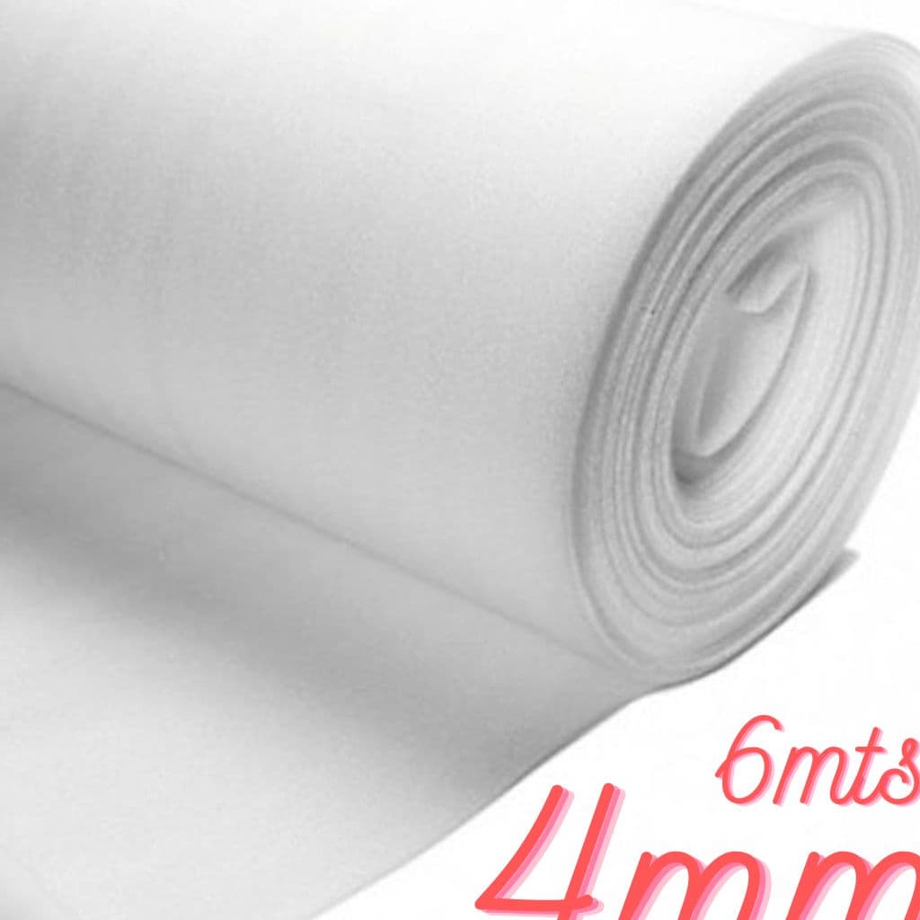 Manta 4mm x 6mts de Polietileno para piso laminado expandido espuma pack embalagens