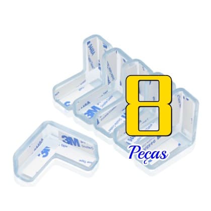 8 Peças Protetor De Quina Silicone Mesa Segurança Para Crianças E Bebes Proteção Promoção