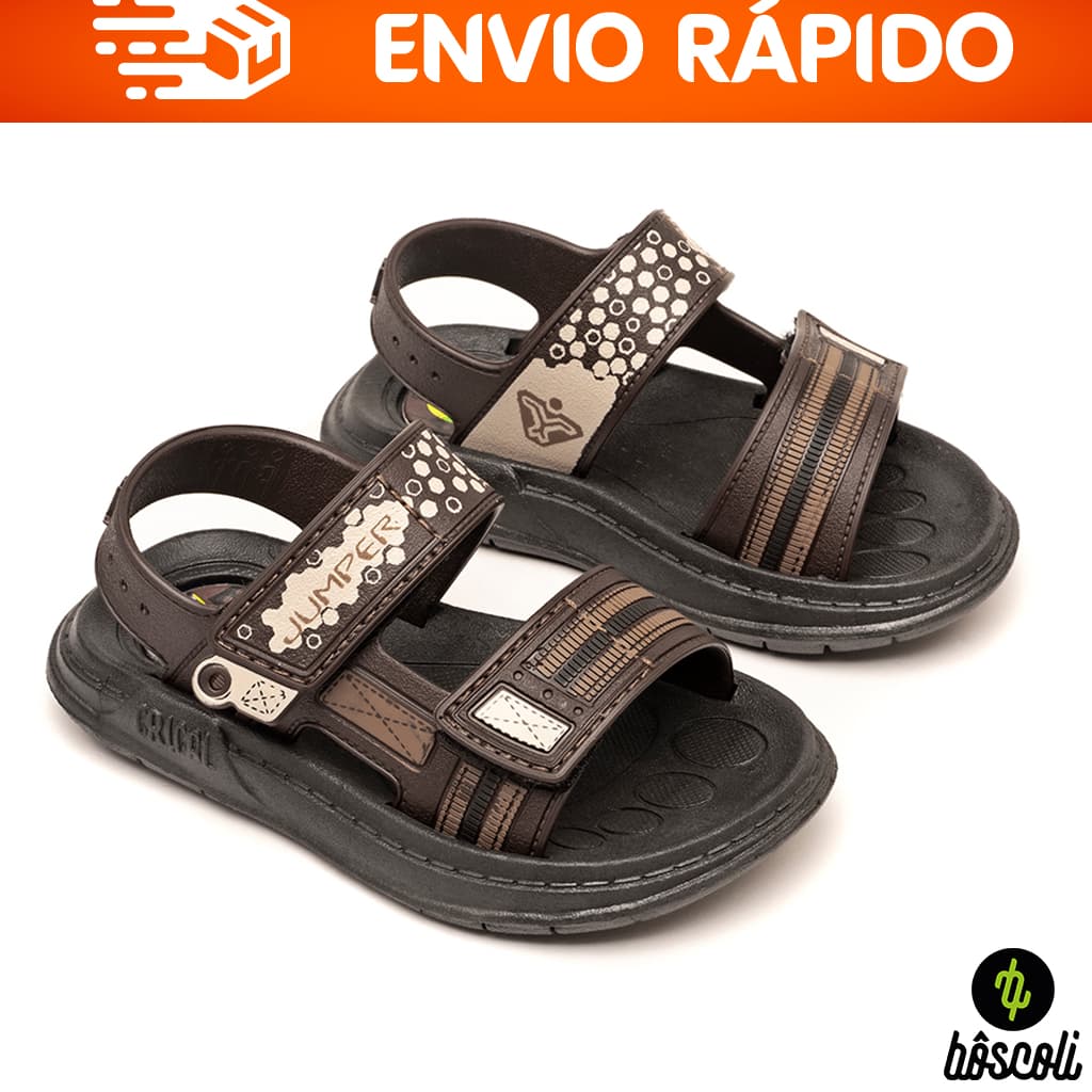 Sandália Chinelo Infantil Baby Kids Ortopédico com Velcro Original Crical usar com Meia  Nota Fiscal
