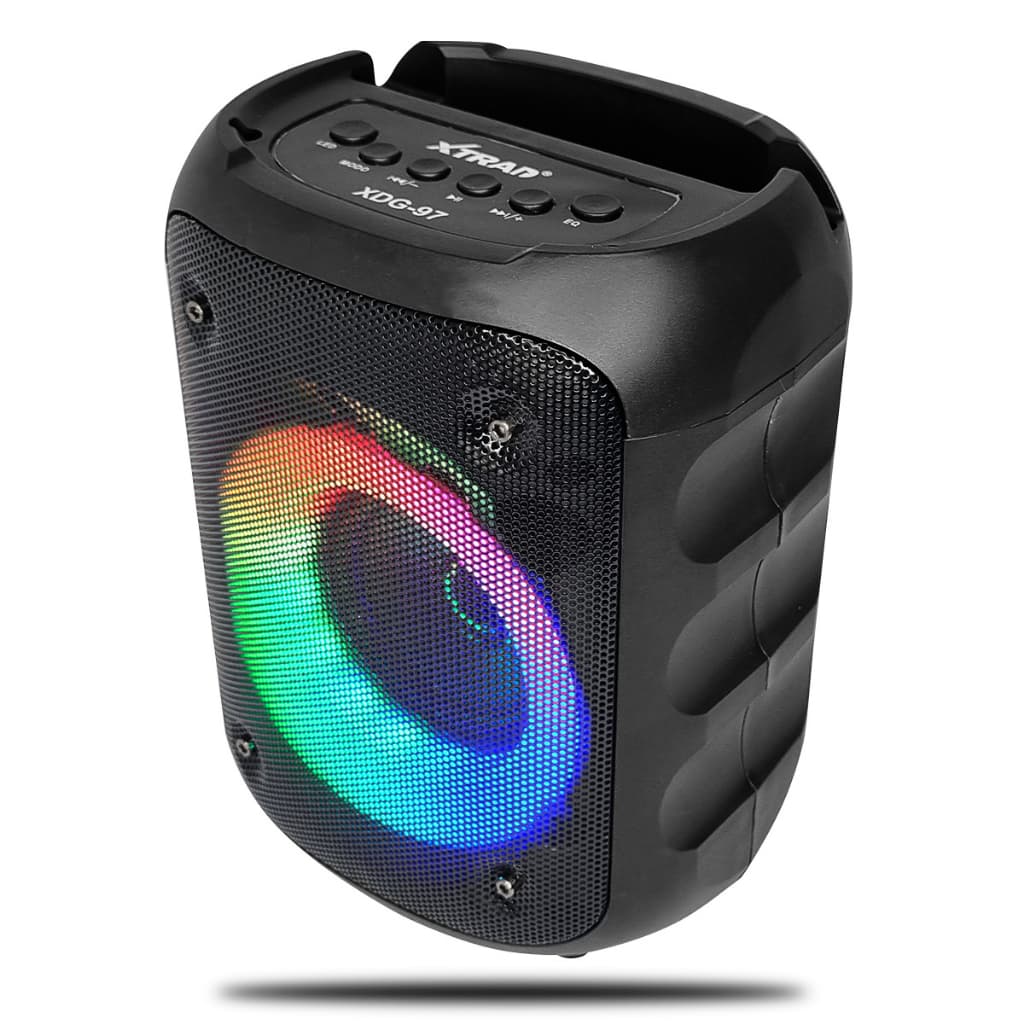 Caixa de som Bluetooth Portátil Iluminação RGB TWS Estéreo FM