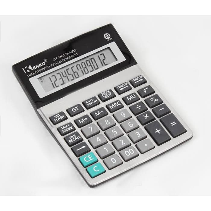 Calculadora Eletrônica Kenko CT-8875-120  - Cinza