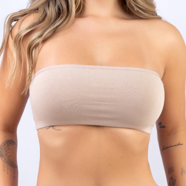 Top Tomara Que Caia Cotton Sutiã Faixa