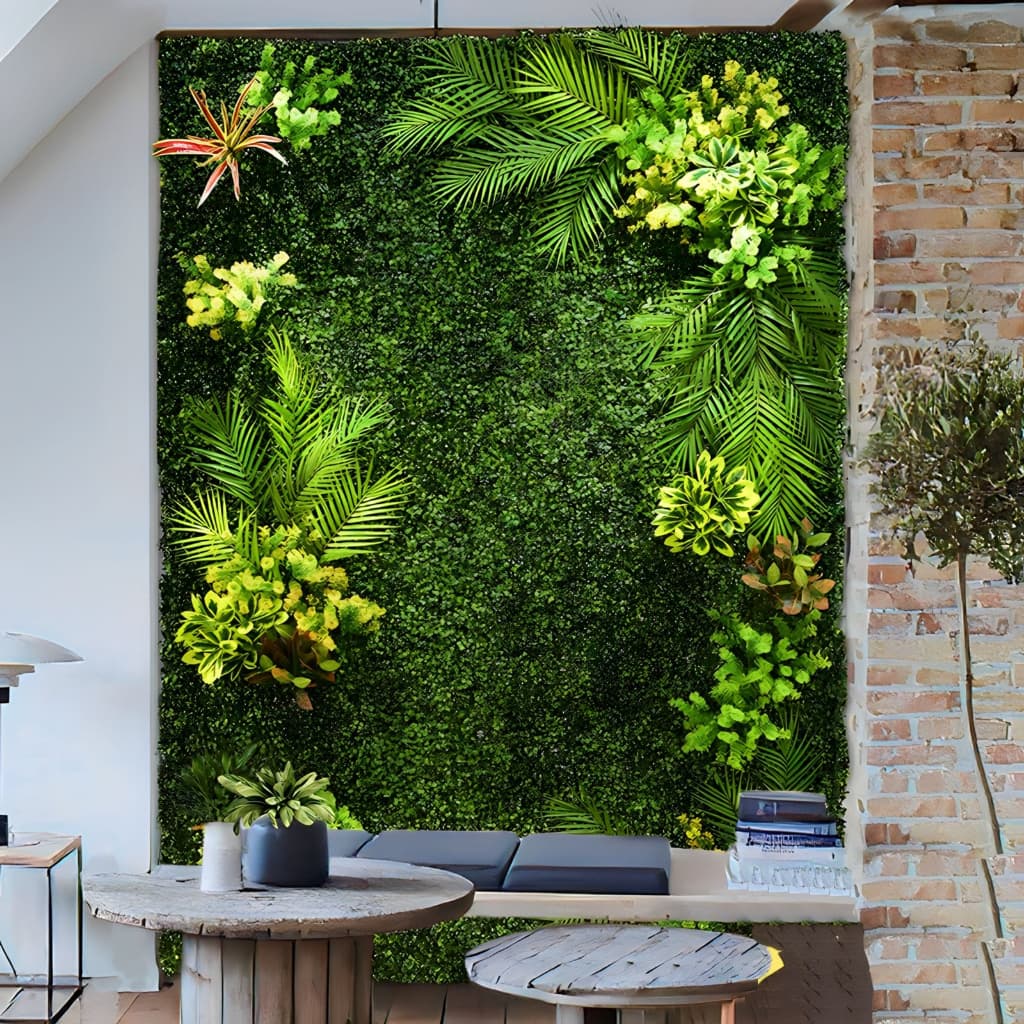 Placa de Folhagem Artificial Buchinho 60x40 - CT6312