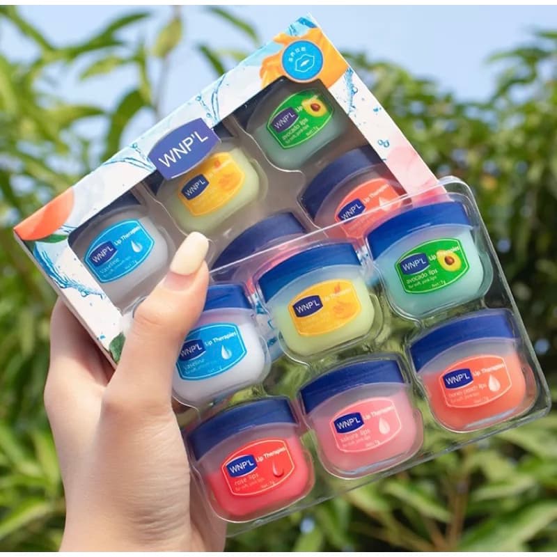 Vaselina Lip Balm Labial kit 6 un ou unitaria Balm labial hidratante WNP’L WNPL WNP L