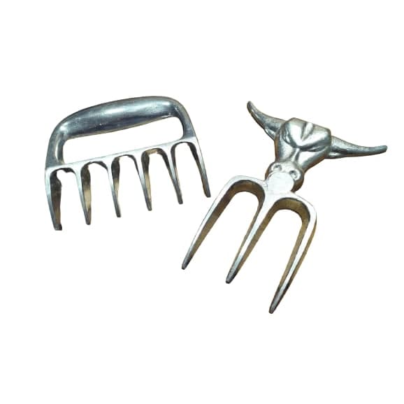 KIT GARRA E TRIDENTE PARA CHURRASCO