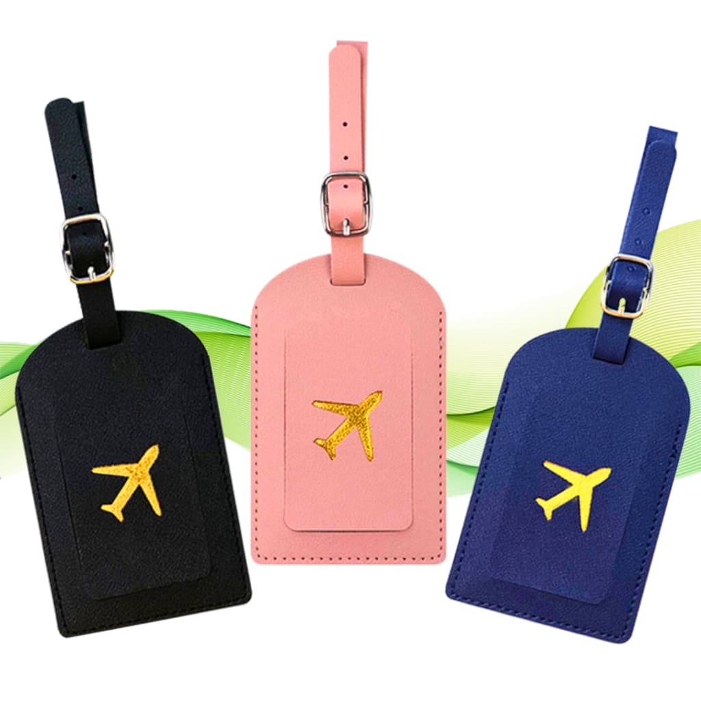 Tag de Mala Plutônio Identificador de Mala - Com Tag Para Preencher Seus Dados