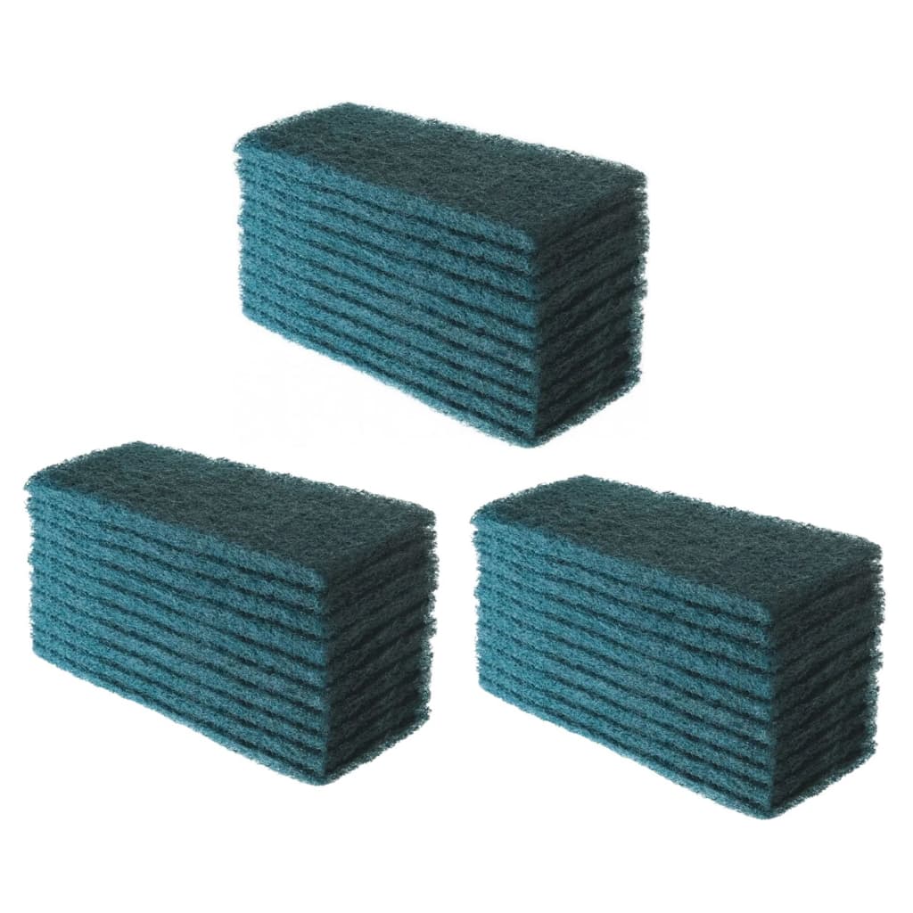 Kit 30 Buchas Esponjas De Fibra Verde Para Limpeza Uso Geral