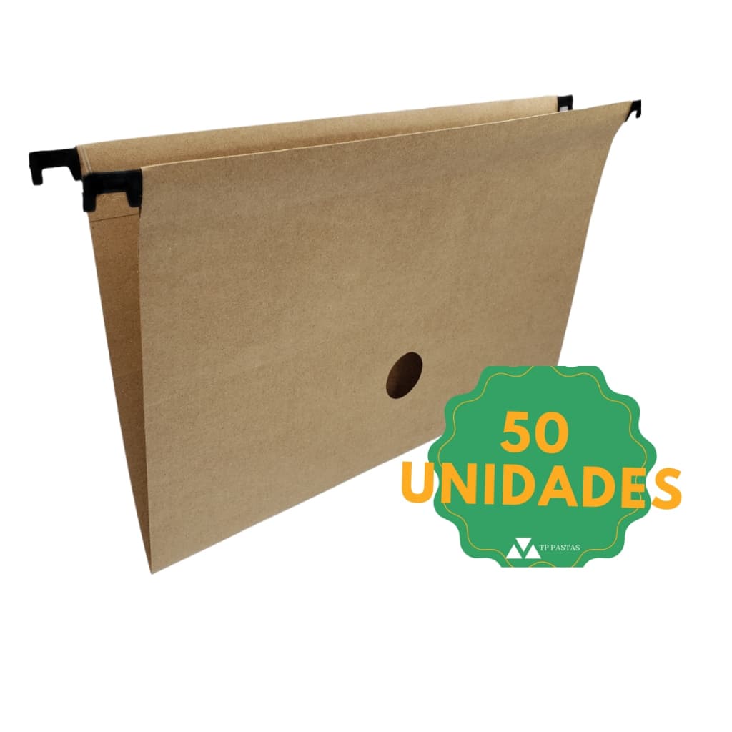 Pasta Suspensa Kraft Sem acessórios 200Gm 50 Unidades