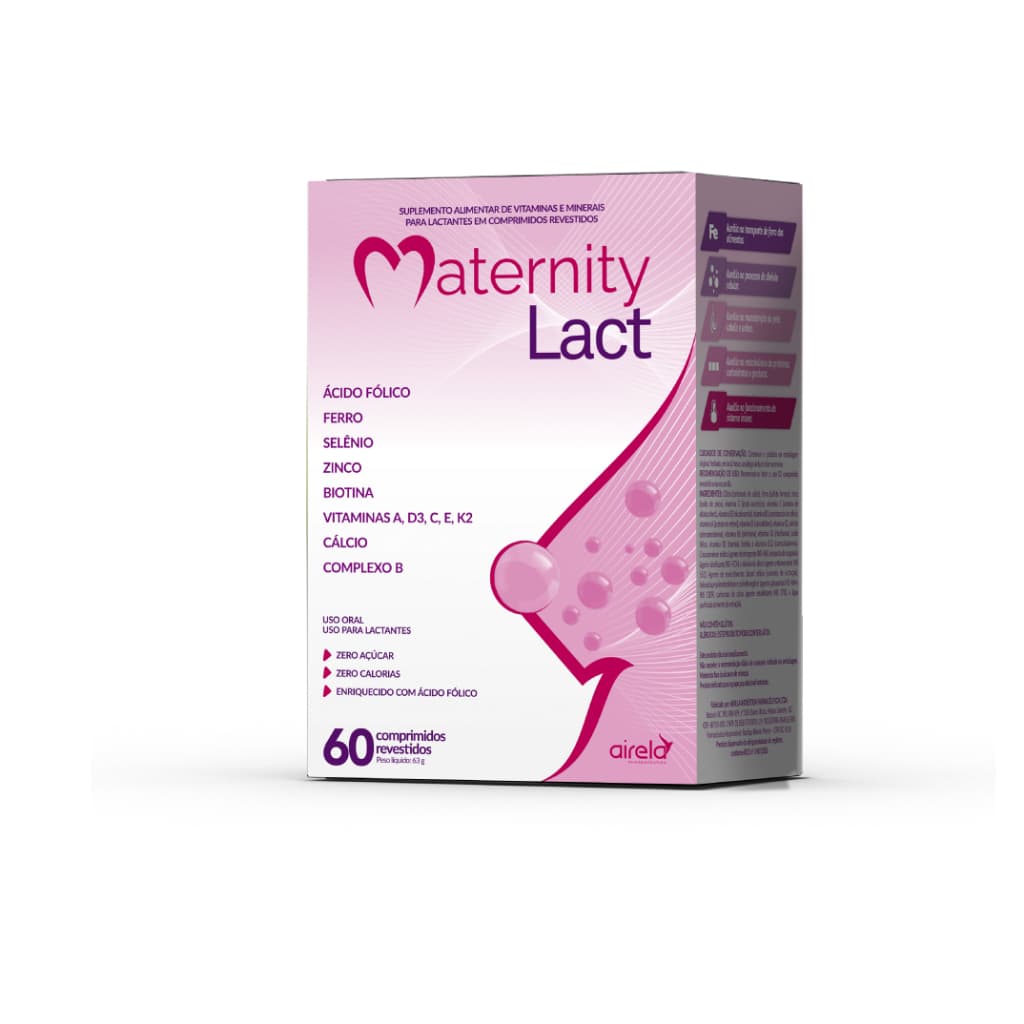 Maternity Lact Suplemento Alimentar para Lactente c/60 Kit c/2 caixas