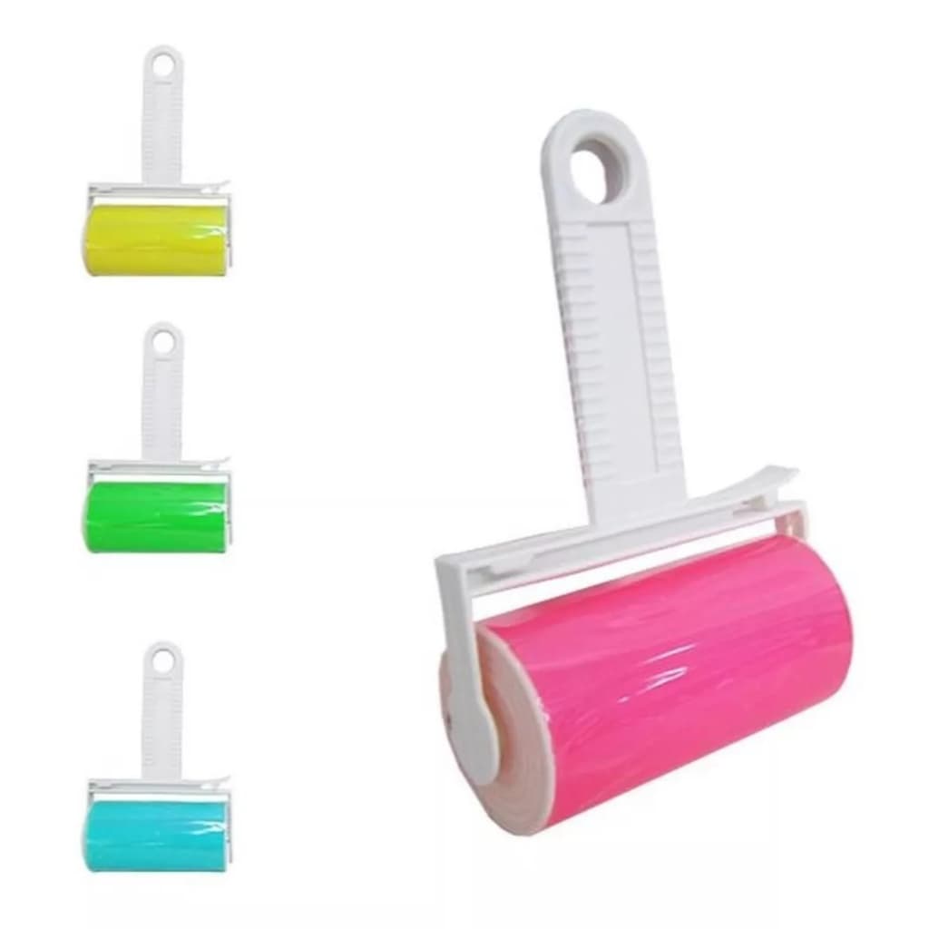 Rolo Adesivo Tira Pelo De Roupas Rolinho Lavavél Tira Lã