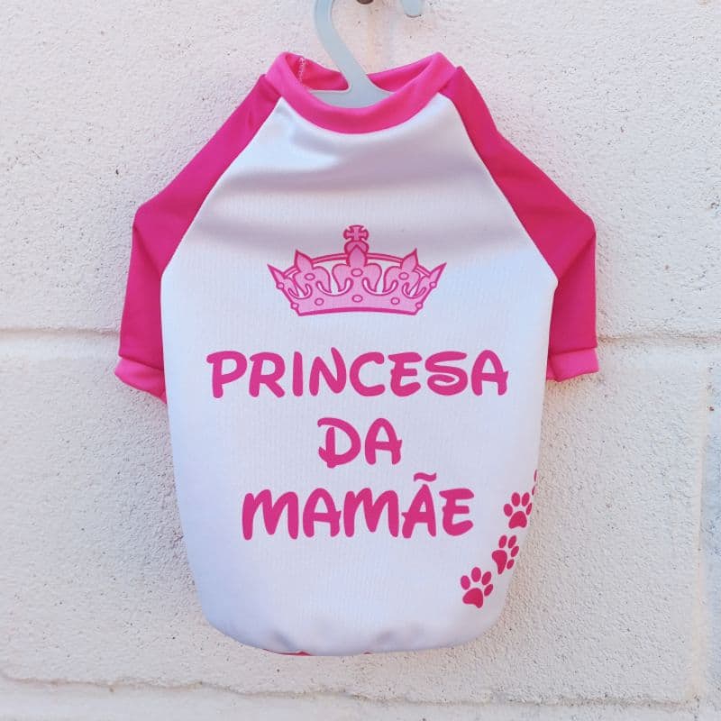 Roupinha de cachorro príncipe princesa papai mamãe