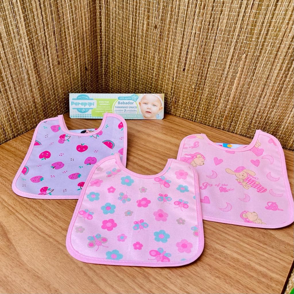 Kit c/ 3 Babador Emborrachado