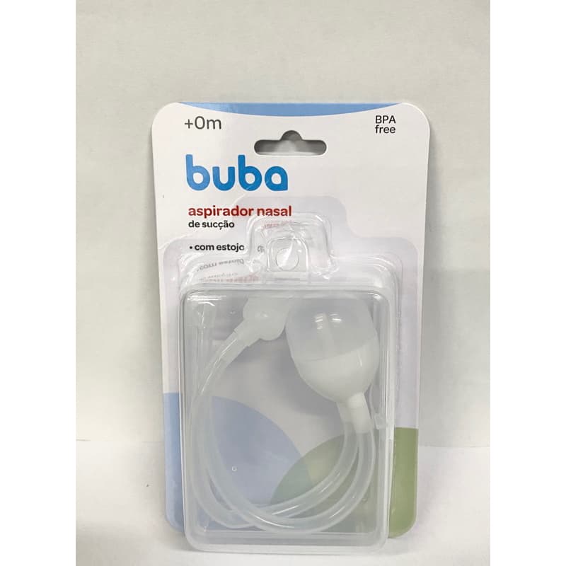 Aspirador Nasal Buba com Estojo Ponteira em Silicone Macio