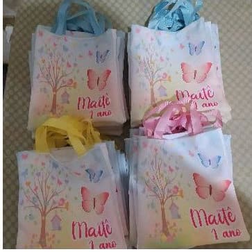 30 bolsinhas personalizada 20x20