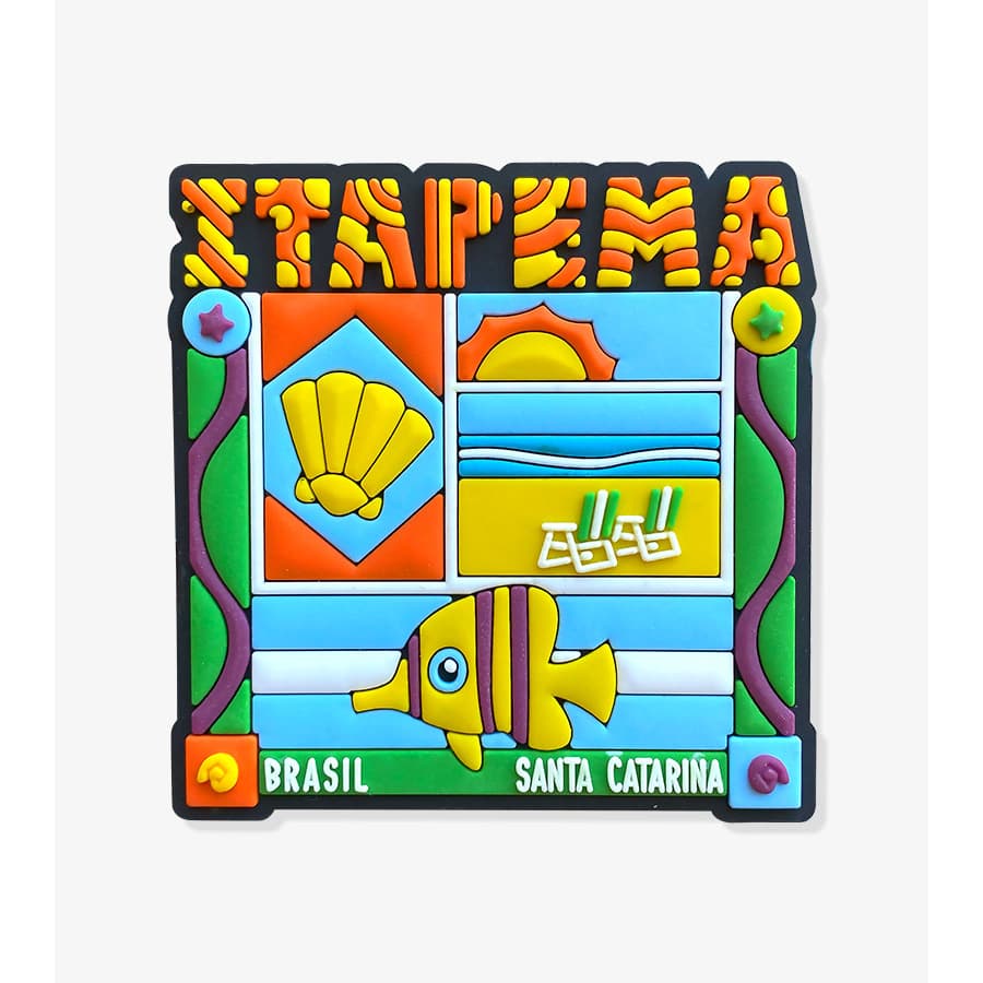 Ímã Itapema SC Quadro – Ímã de Geladeira