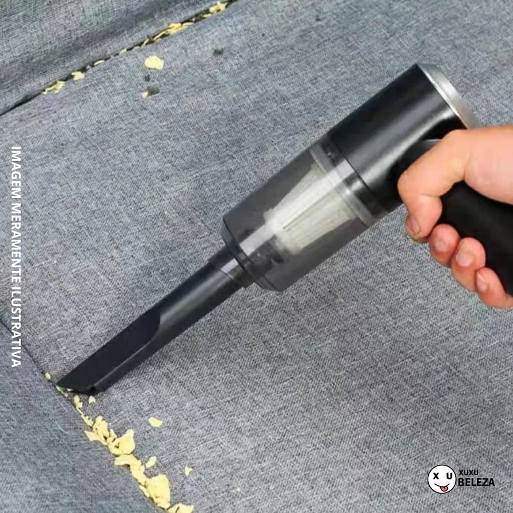 Mini Aspirador de Pó Portátil Sem Fio AT UTILIDADES