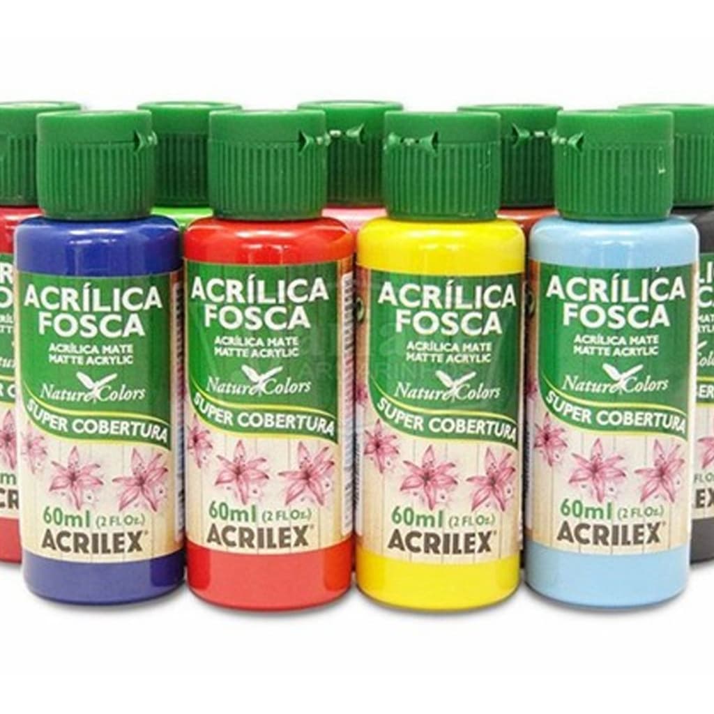 Tinta Nature Colors Acrilex Acrílica Fosca 60ml - Unidade (Parte 2)