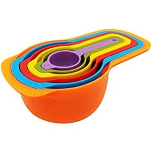 Kit 6 Medidores de Cozinha Xícara Colher Copo