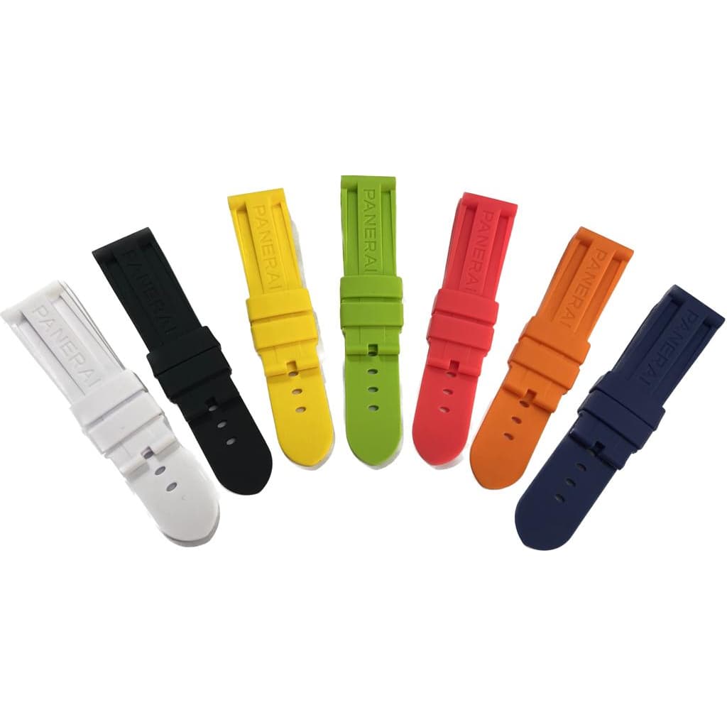 Pulseira Para Relogio 24mm Silicone Colorida