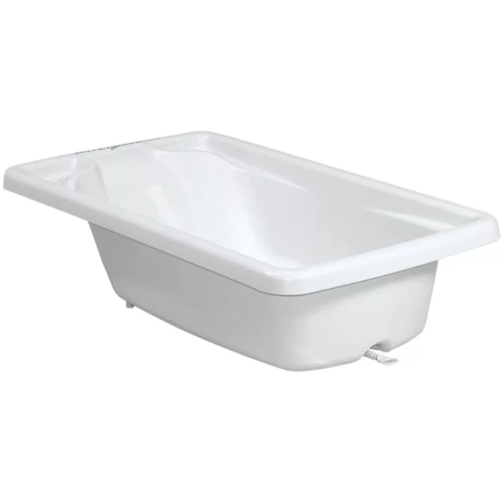 Banheira Para Bebê Infantil Burigotto Rígida Branca 20 L Resistente e Duravel