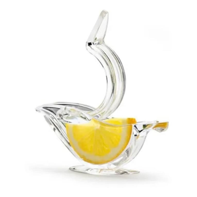 Espremedor De Limão Manual Acrílico Frutas Transparente Para Cozinha Doméstica