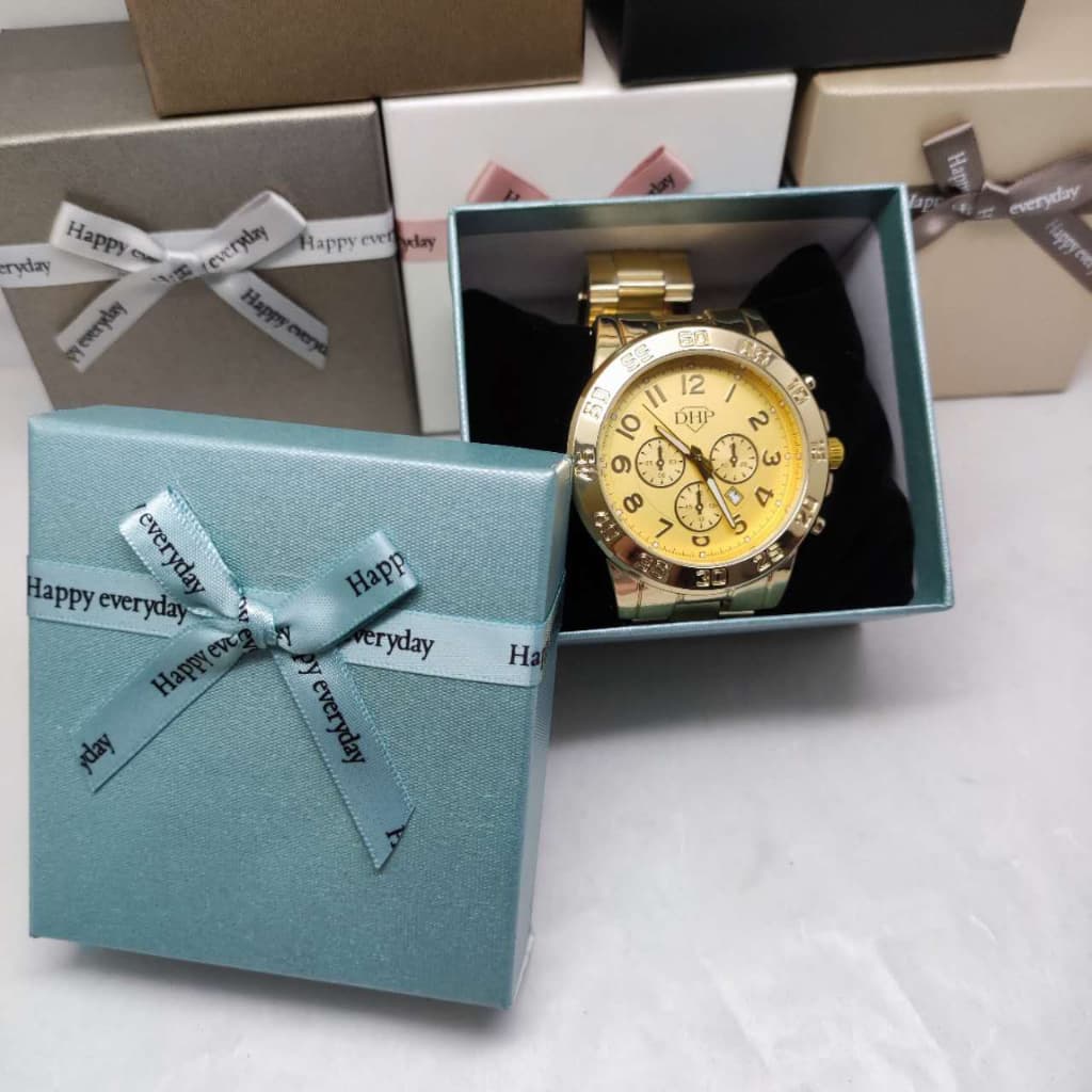 Caixa de relógio requintada é uma boa escolha para presente Caixa de anel