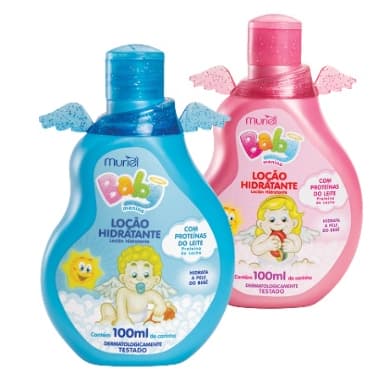 Loção Hidratante infantil Muriel Baby 100ml  para menino e menina Escolha
